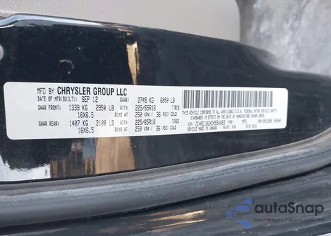 2013 Chrysler Town & Country Touring z USA, uszkodzony, nr VIN 2C4RC1BGXDR554883